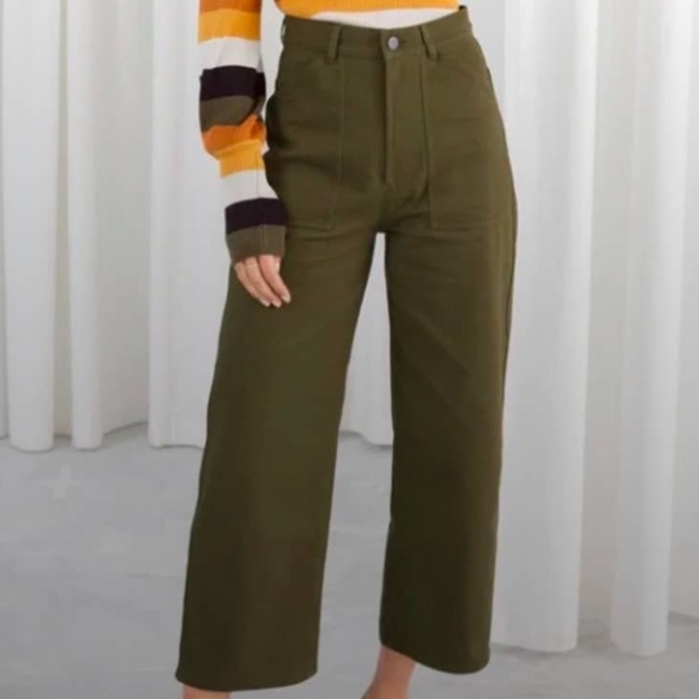 & Other Stories Wide leg Trousers size 6